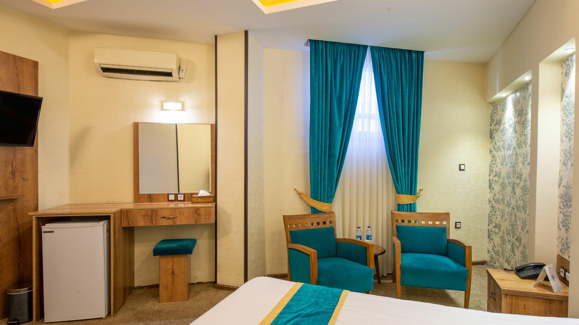 هتل تالار شیراز فضای داخلی اتاق‌ها