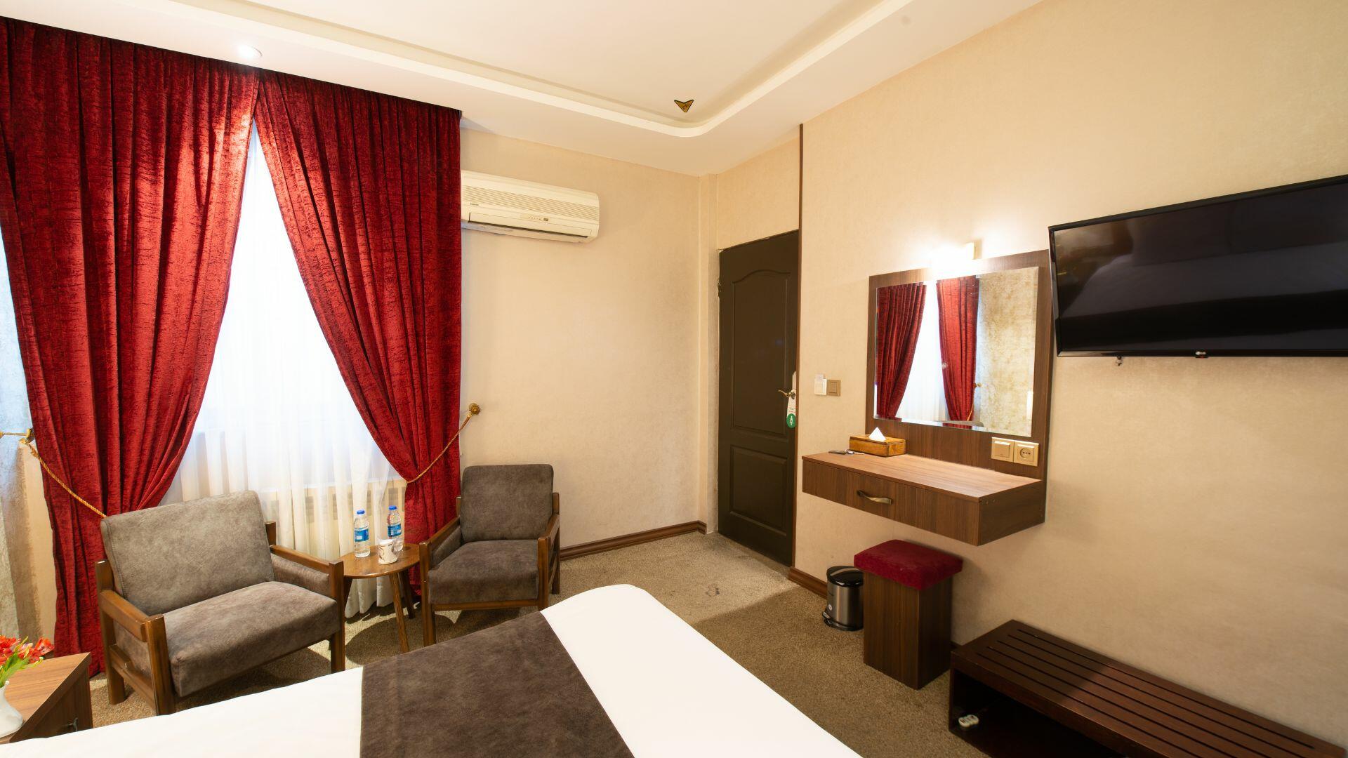 هتل تالار شیراز فضای داخلی اتاق‌ها