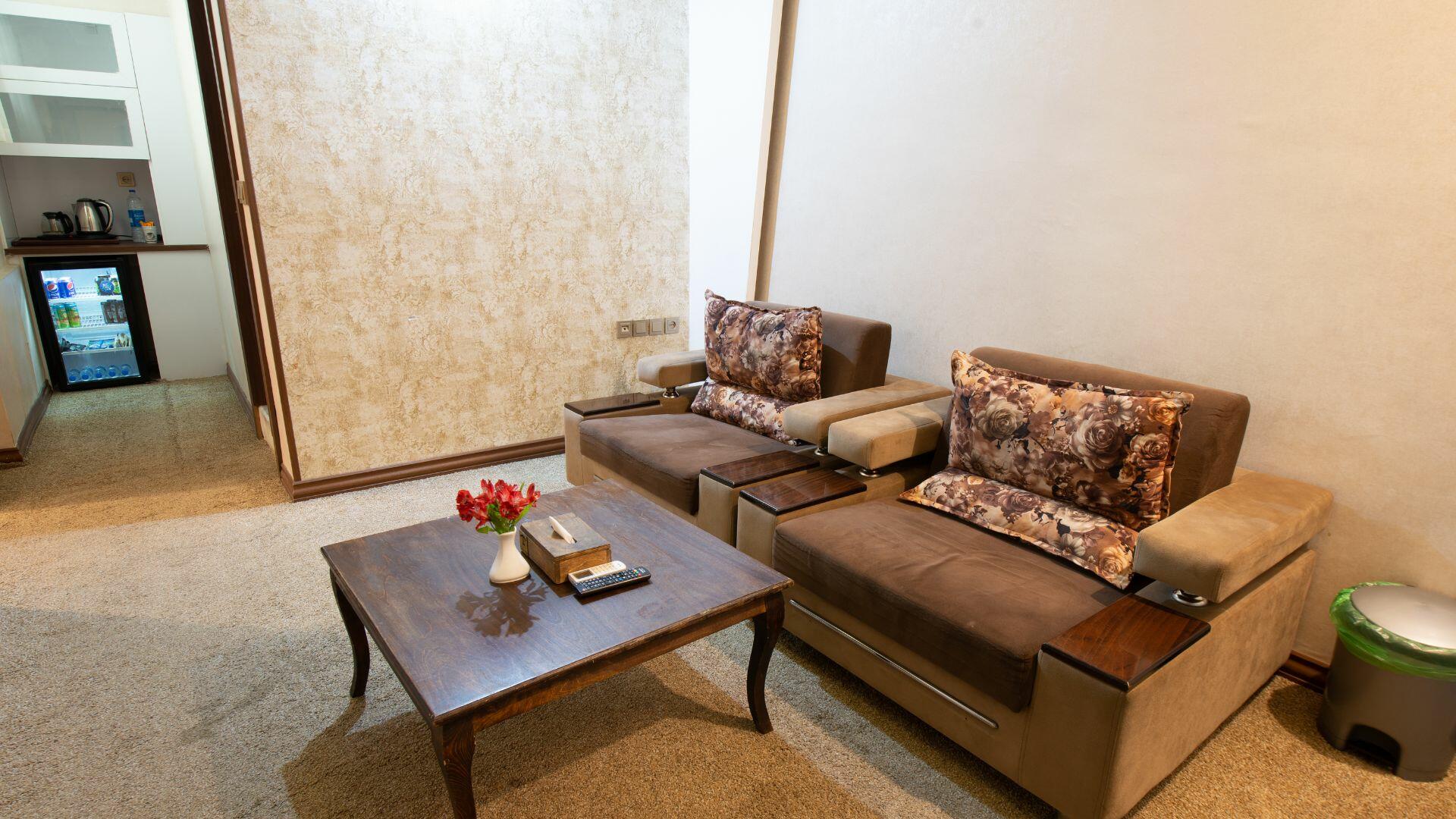 هتل تالار شیراز فضای داخلی اتاق‌ها