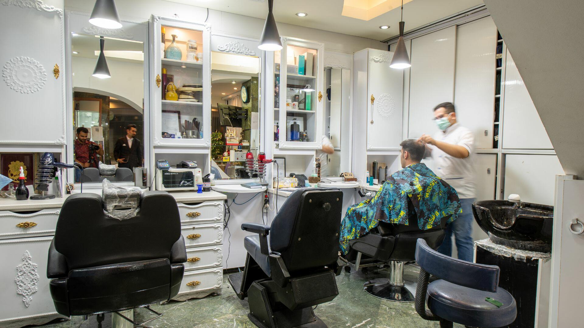 هتل بزرگ شیراز آرایشگاه آقایان