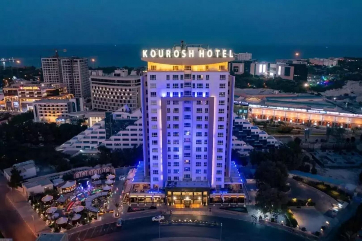 هتل کوروش کیش نمای بیرونی هتل کوروش کیش نمای بیرونی