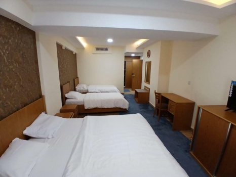 هتل دارالضیافه العقیله کربلا فضای داخلی اتاق‌ها