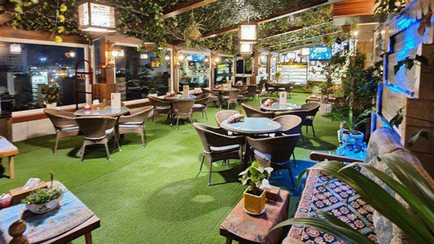 هتل الماس نوین مشهد هتل الماس نوین مشهد رستوران فضای باز 1