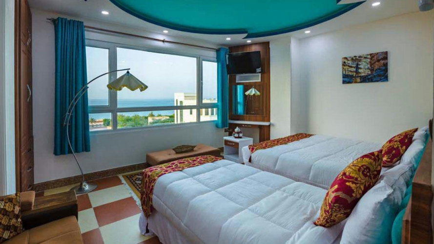 هتل رخسار قشم هتل رخسار قشم اتاق دو تخته تویین