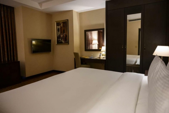 هتل بارون کربلا فضای داخلی اتاق‌ها